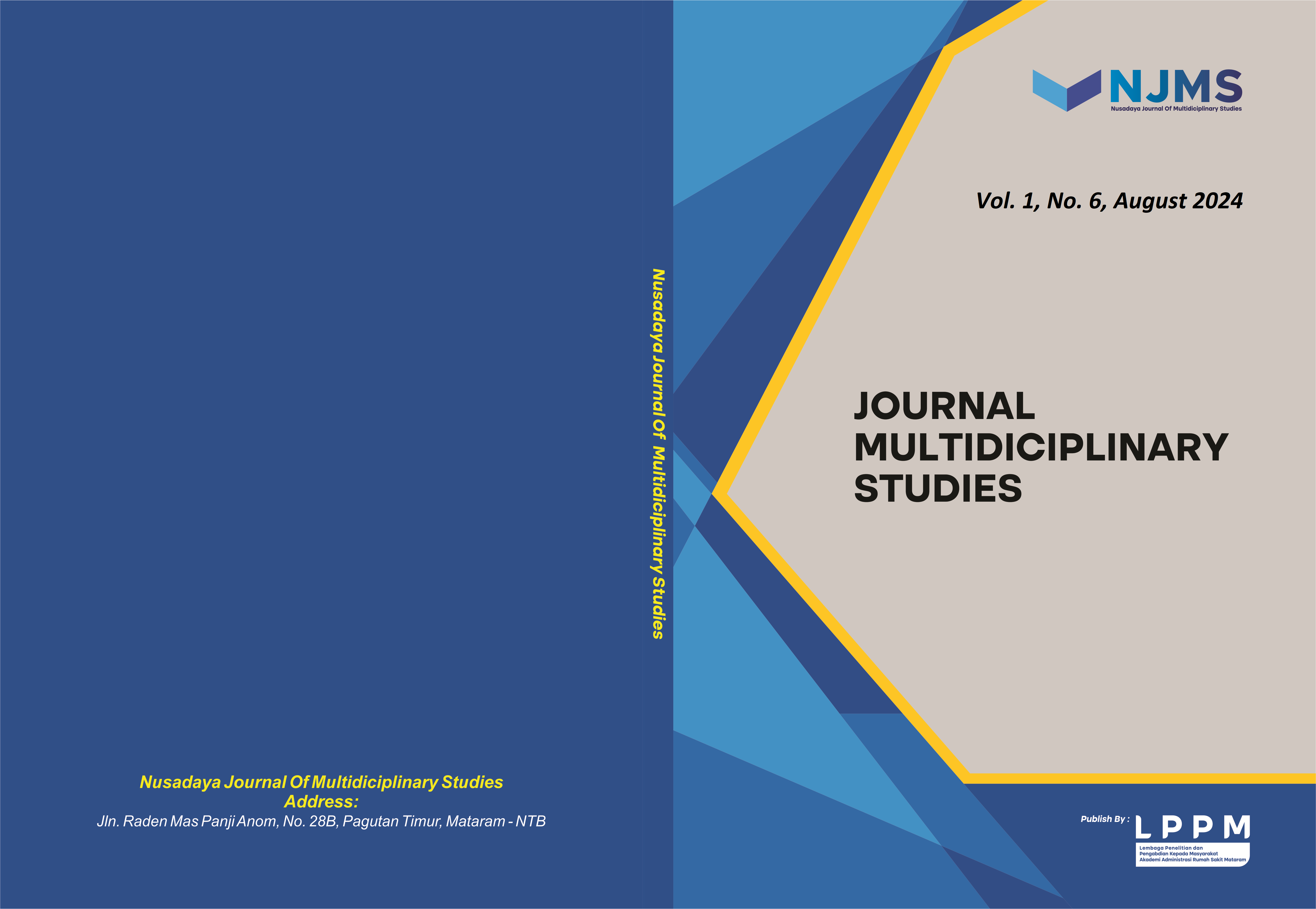					View Vol. 1 No. 6 (2024): Nusadaya Journal of Multidiciplinary Studies, August 2024
				